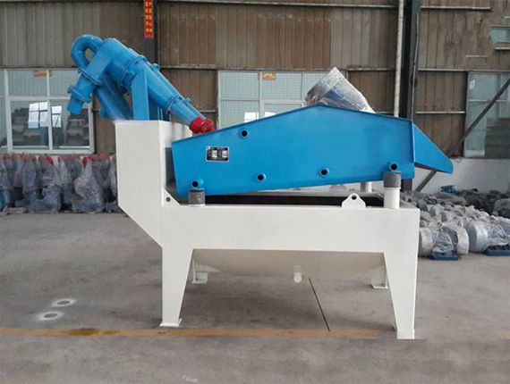 Sand recycling machine